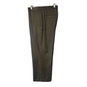 Perry Ellis Portfolio Dark Gray Flat Front Straight Leg Dress Pants Size 38/26.5